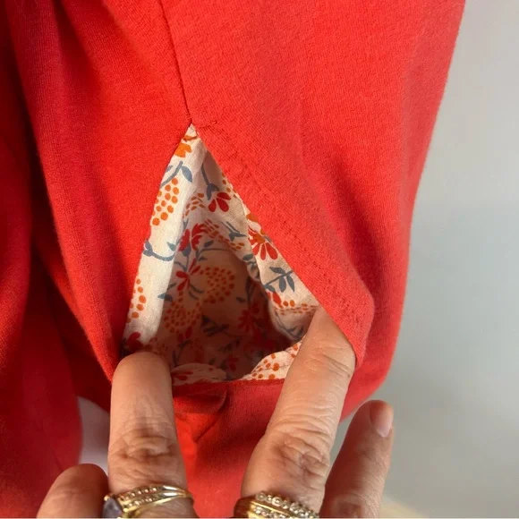 Anthropologie loungewear long sleeve hoodie sweatshirt size Large vintage style - Picture 5 of 10